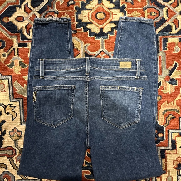 PAIGE Verdugo Ankle Jeans Size 27 Rise Stretch Slim Fit 5 Pocket (#10) - Picture 2 of 9